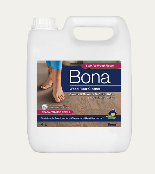 Bona wood floor cleaner 4L refill bottle